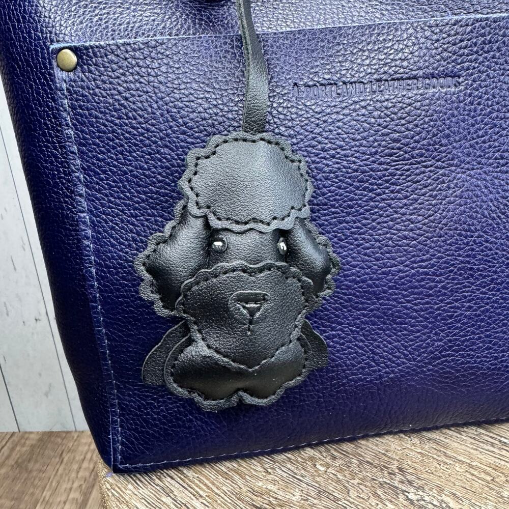 Poodle Goldendoodle Dog Lover Bag Charm Black Dog Purse Charm FAST SHIP